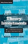 A History of the Theory of Investments