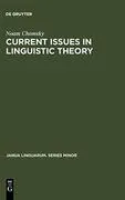 Current Issues in Linguistic Theory